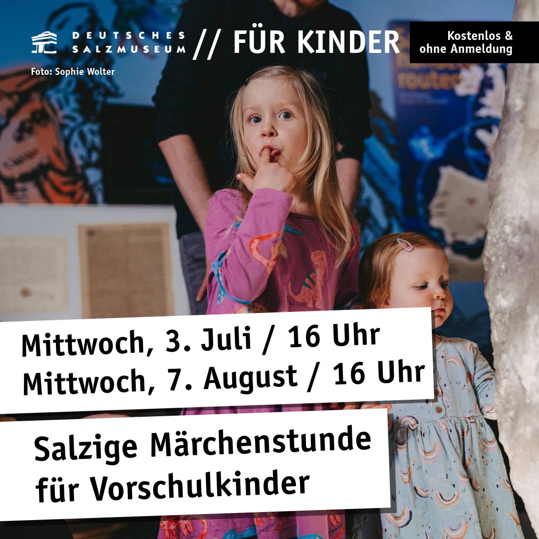 Werbebild für die Salzige Märchenstunde im Deutschen Salzmuseum